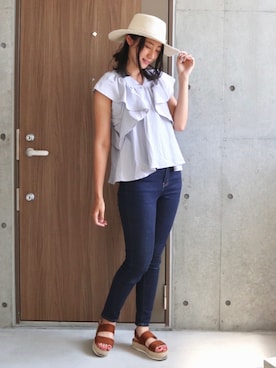 りなさん（レディース・166cm）の夏コーディネート