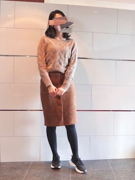 りなさん（レディース・166cm）の冬コーディネート