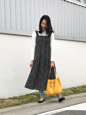 りなさん（レディース・166cm）の春コーディネート