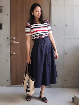 りなさん（レディース・165cm）の夏コーディネート