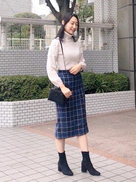りなさん（レディース・167cm）の秋コーディネート