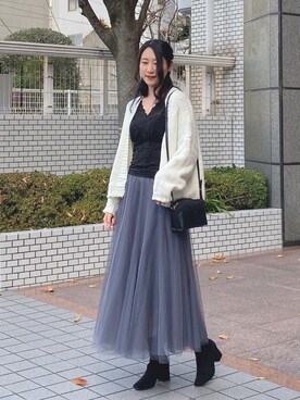りなさん（レディース・167cm）の冬コーディネート