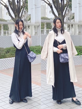 りなさん（レディース・167cm）の冬コーディネート