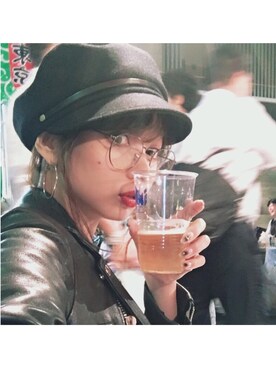 「Acne Studios（アクネストゥディオズ）のアイテム（ライダースジャケット）」を使った、西もなか（FICTION TOKYO）さん（レディース・160cm）の冬コーディネート