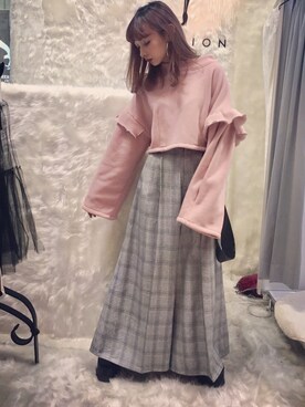 西もなか（FICTION TOKYO）さんのコーディネート