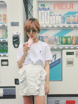 西もなか（FICTION TOKYO）さんのコーディネート