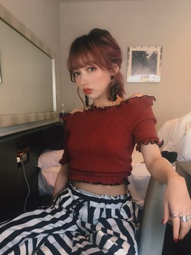 西もなか（FICTION TOKYO）さんのコーディネート