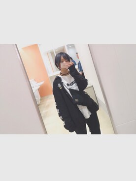 「Dickies（ディッキーズ）のアイテム（その他アウター）」を使った、芝さん（レディース・152cm）の秋コーディネート