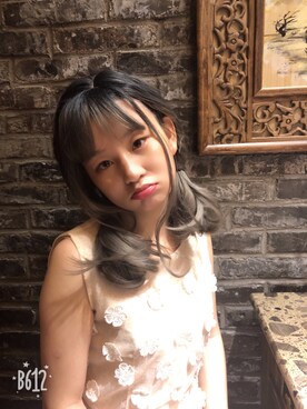 「アイテム（ウィッグ、シルバー系）」を使った、阿珂就是小霸王さん（レディース・146cm）の夏コーディネート