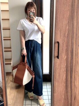 ひーさん🗿💬さん（レディース・165cm）の夏コーディネート