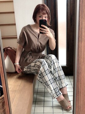 ひーさん🗿💬さん（レディース・165cm）の夏コーディネート