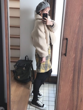 ひーさん🗿💬さん（レディース・165cm）の冬コーディネート