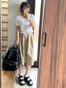 ひーさん🗿💬さん（レディース・165cm）の春コーディネート