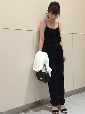 「Noble（ノーブル）のアイテム（つなぎ/オールインワン）」を使った、AYAさん（レディース・160cm）の夏コーディネート