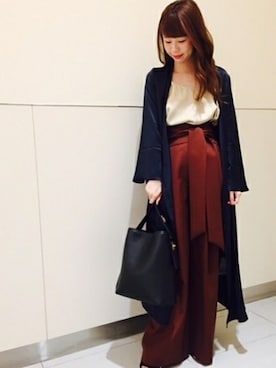 「Noble（ノーブル）のアイテム（ワンピース）」を使った、AYAさん（レディース・160cm）の夏コーディネート