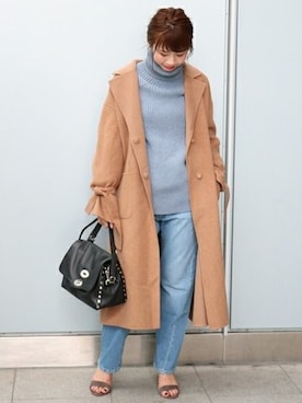 「Noble（ノーブル）のアイテム（サンダル）」を使った、AYAさん（レディース・160cm）の秋コーディネート