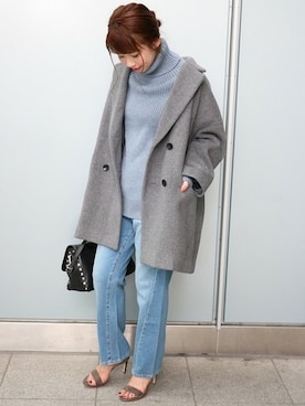 「Noble（ノーブル）のアイテム（ジャケット/アウター）」を使った、AYAさん（レディース・160cm）の秋コーディネート