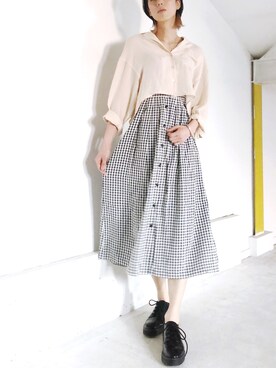 リヨさん（レディース・175cm）の春コーディネート