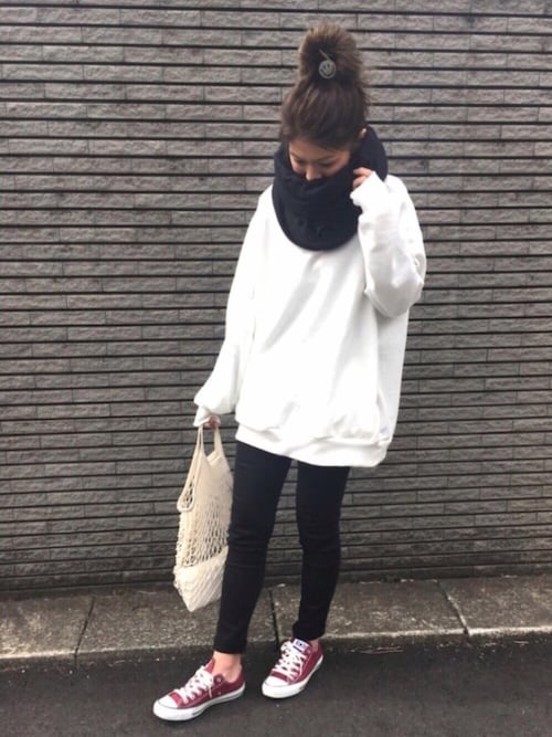 やりがいのある テメリティ ラグ 白 スウェット Gu N Zushi Jp