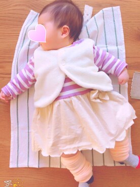 riiiさん（キッズ・60cm）の冬コーディネート