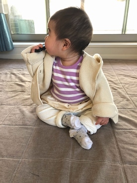 riiiさん（キッズ・60cm）の春コーディネート