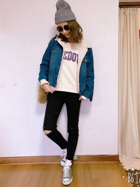 mikippeさん（レディース・168cm）の冬コーディネート