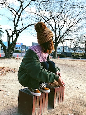 mikippeさん（レディース・168cm）の冬コーディネート