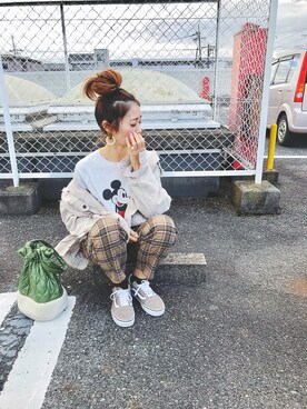 「アイテム（ブルゾン）」を使った、mikippeさん（レディース・168cm・30代）の秋コーディネート