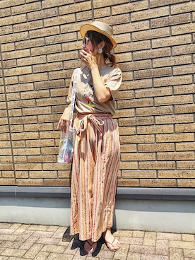 「Cactus..cepo.（カクタスセポ）のアイテム」を使った、mikippeさん（レディース・168cm）の春コーディネート