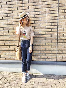 「Cactus..cepo.（カクタスセポ）のアイテム」を使った、mikippeさん（レディース・168cm）の夏コーディネート