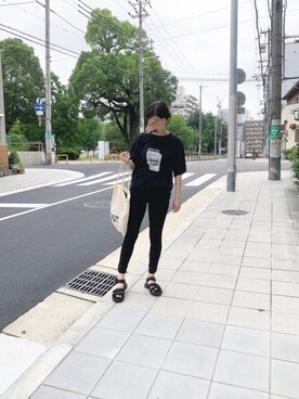 miuさん（レディース・172cm）の夏コーディネート