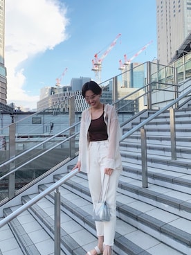 「Alia（アリア）のアイテム」を使った、miuさん（レディース・172cm）の秋コーディネート