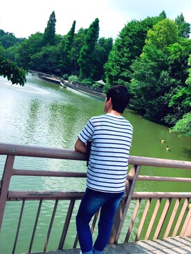 「jiggys shop（ジギーズショップ）のアイテム」を使った、ゆうさん（メンズ・166cm・10代）の夏コーディネート