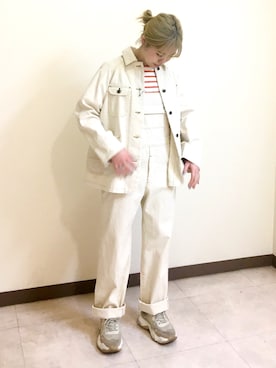 「POU DOU DOU（プードゥドゥ）のアイテム（ブルゾン）」を使った、いしざわさん（レディース・158cm）の冬コーディネート