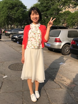 「Cherry Ann（チェリーアン）のアイテム」を使った、stellaさん（レディース・169cm）の春コーディネート