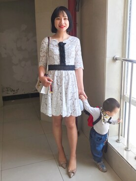 「The Kooples（-）のアイテム」を使った、stellaさん（レディース・169cm）の春コーディネート