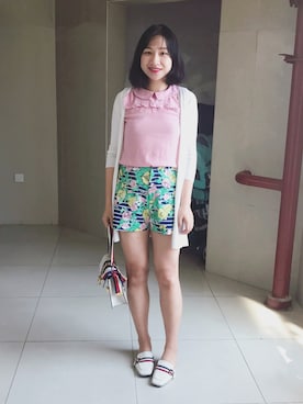 「rosebullet（ローズブリット）のアイテム」を使った、stellaさん（レディース・169cm）の夏コーディネート