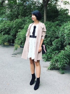 「The Kooples（-）のアイテム」を使った、stellaさん（レディース・169cm）の秋コーディネート