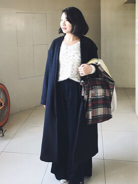 「MOGA（モガ）のアイテム」を使った、stellaさん（レディース・169cm）の冬コーディネート