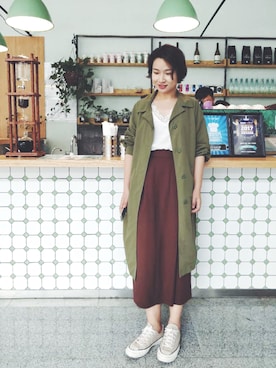 「The Kooples（-）のアイテム」を使った、stellaさん（レディース・169cm）の春コーディネート