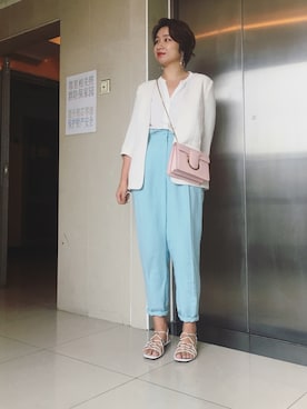 「massimo dutti」｜stellaさん（レディース・169cm）の夏コーディネート