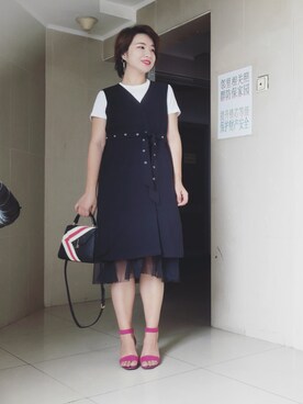 「Mila Owen」｜「アイテム（その他アウター）」を使った、stellaさん（レディース・169cm）の夏コーディネート
