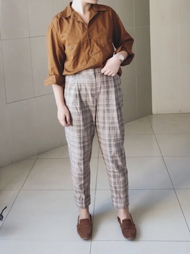 「massimo dutti」｜stellaさん（レディース・169cm）の秋コーディネート