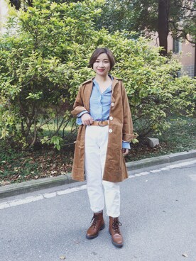 「Mo&Co.（モーアンドコー）のアイテム（ジャケット/アウター）」を使った、stellaさん（レディース・169cm）の秋コーディネート