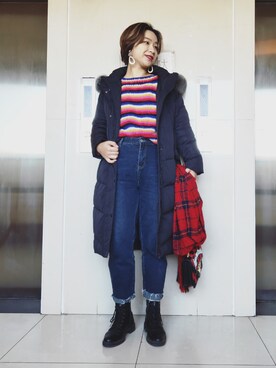 stellaさん（レディース・169cm）の冬コーディネート