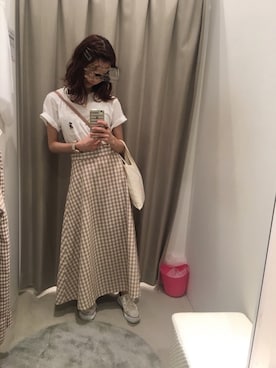 「ミッキー」｜maiさん（レディース・157cm）の夏コーディネート