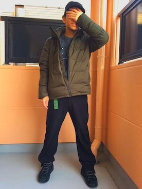 「KangaROOS（カンガルーズ）のアイテム」を使った、Hikaru Takahashiさん（メンズ・168cm）の冬コーディネート