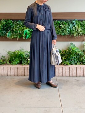 Techichiペリエ千葉さん（レディース・156cm）の夏コーディネート