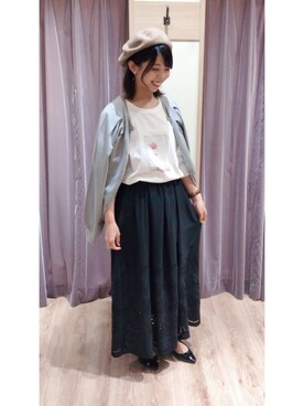 Techichiペリエ千葉さんのコーディネート