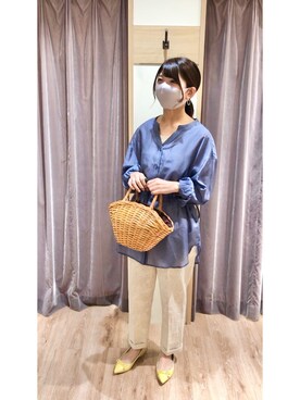 Techichiペリエ千葉さん（レディース・155cm）の春コーディネート